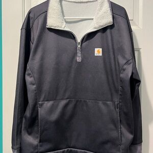 Carhartt Men's Gray Zip-Up Sweater